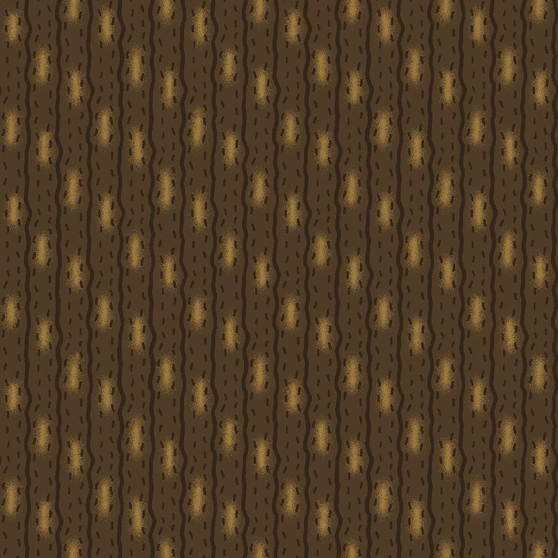 Brown - Ginger and Spice Stripe